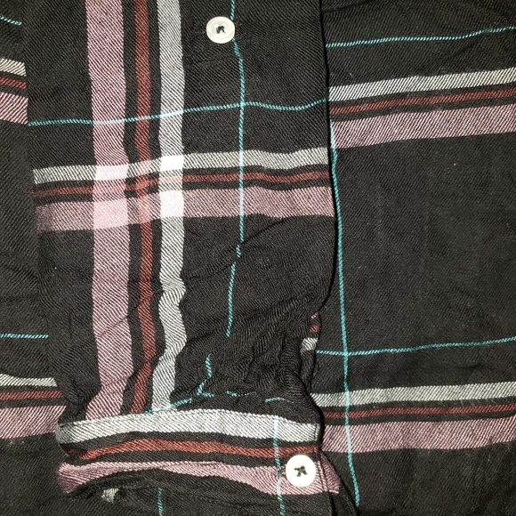 Charlotte Russe Plaid Top - Picture 3 of 4
